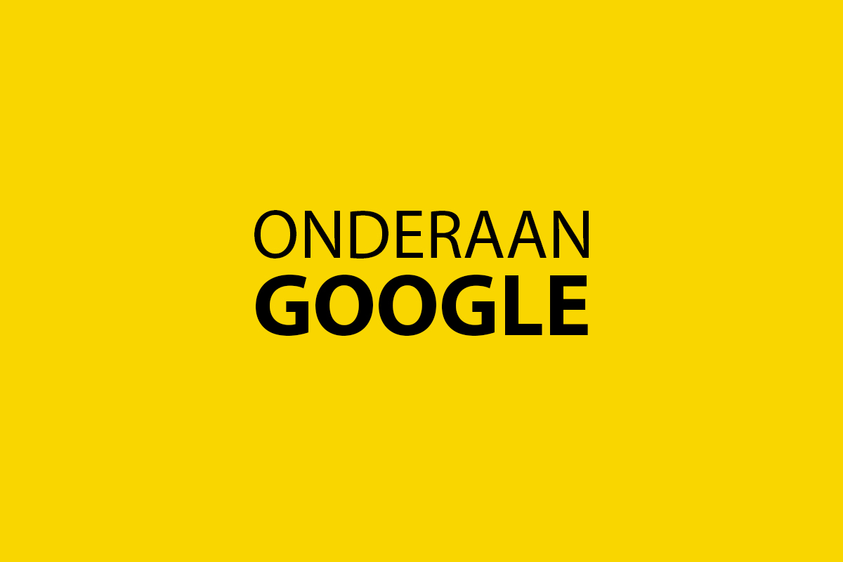 Waarom je onderaan google staat