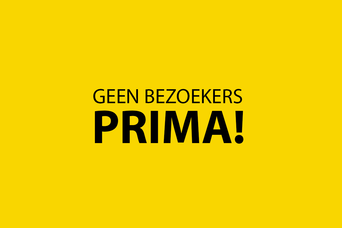 Geen bezoekers op website