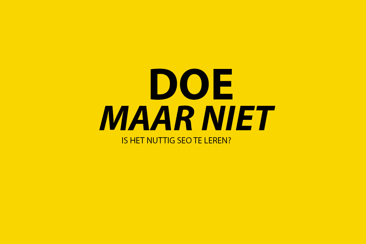 Is het nuttig om SEO te leren